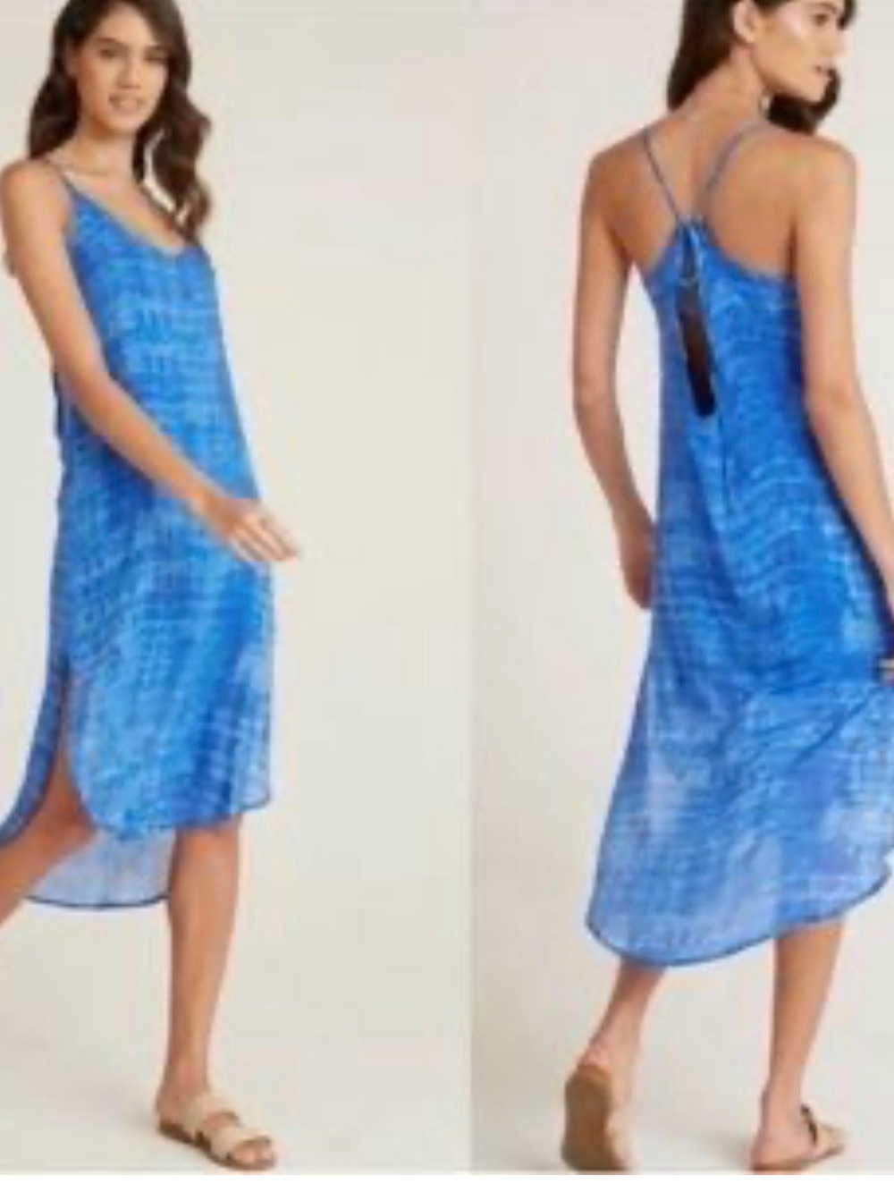 Bella Dahl Blue Dress or cover up festival, BoHo